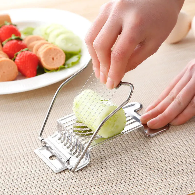 Stainless steel kitchen gadget egg slicer egg cutter century