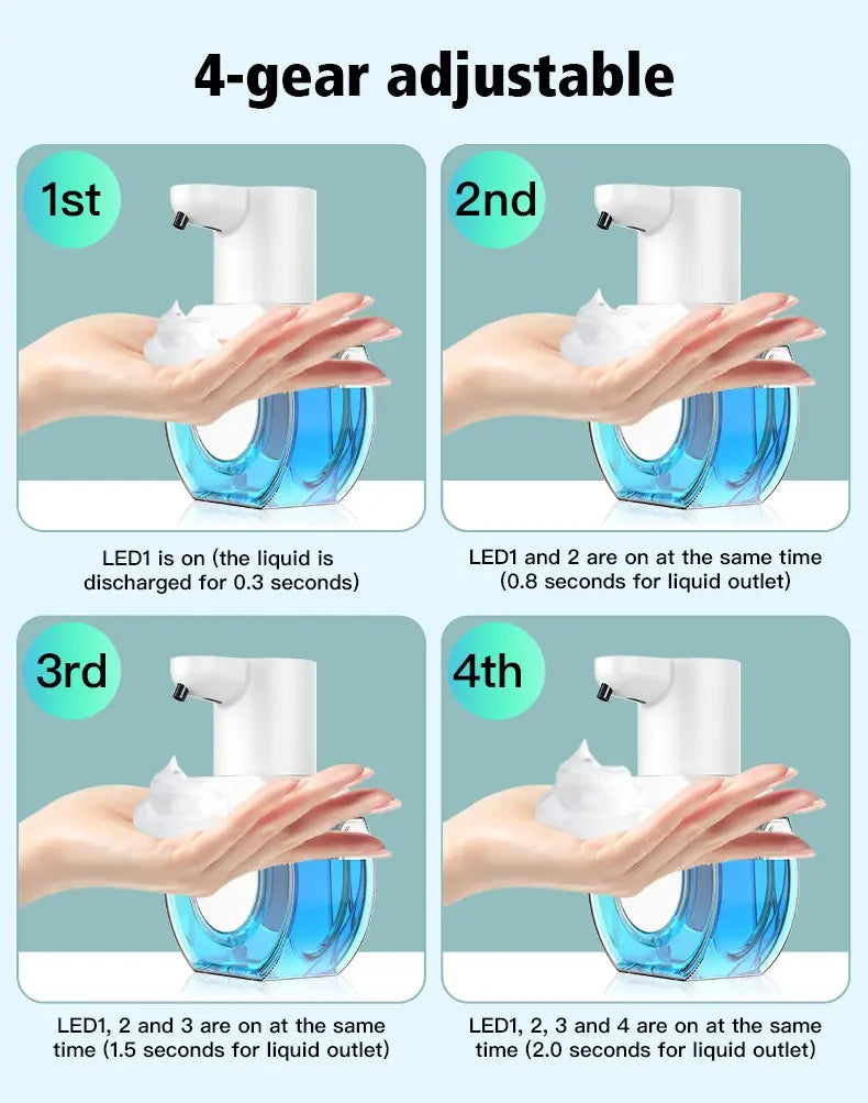 P10 automatic sensing soap dispenser smart foam washing