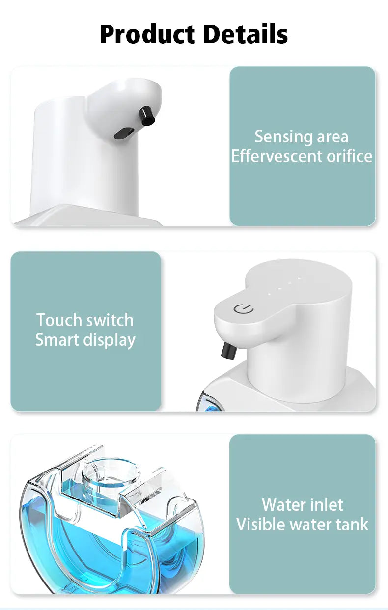 P10 automatic sensing soap dispenser smart foam washing