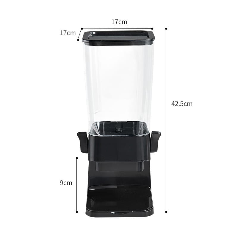 Countertop cereal dispenser indispensable dry food dispenser