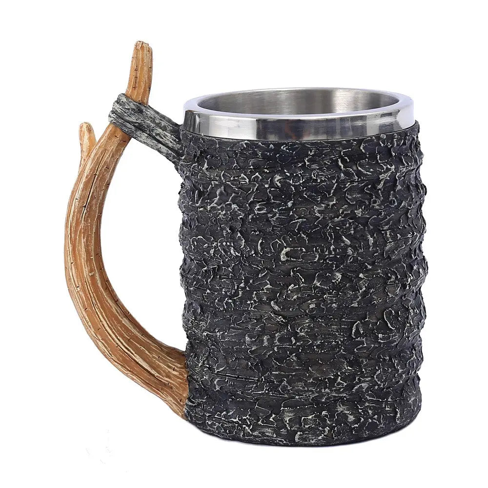 Simulation branch handle mug back to nature log beer cup