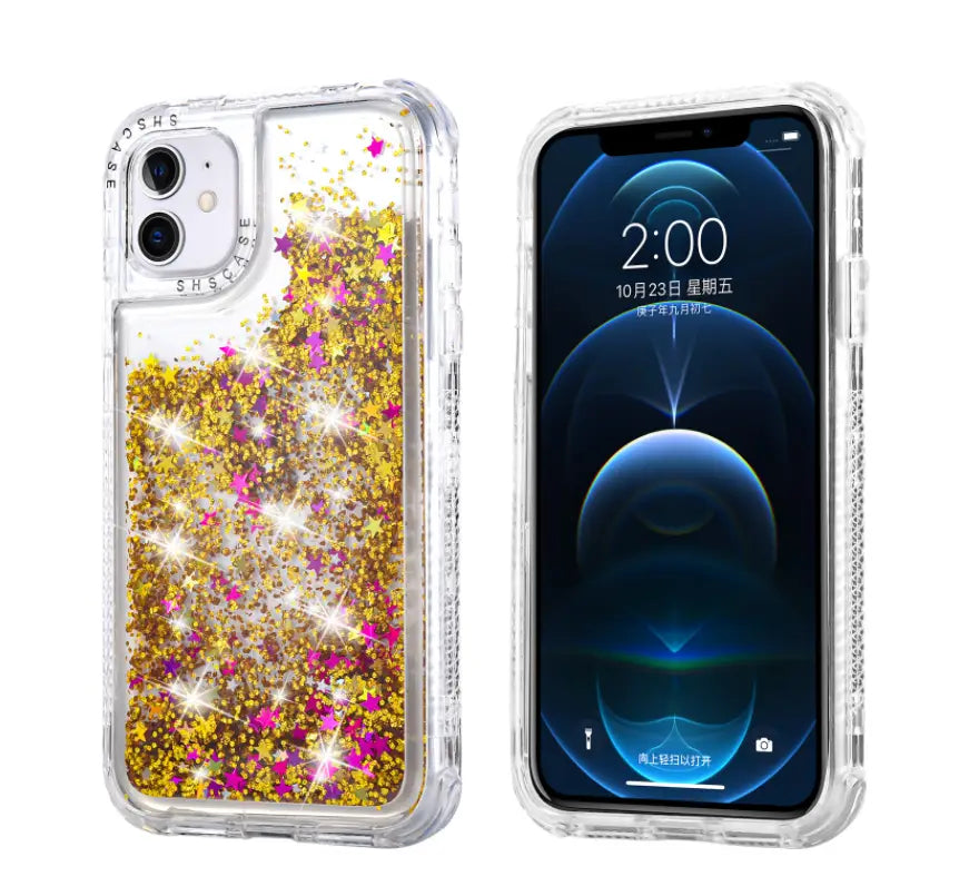 Telefoon case voor iphone 13 12 mooie kleurrijke luxe art