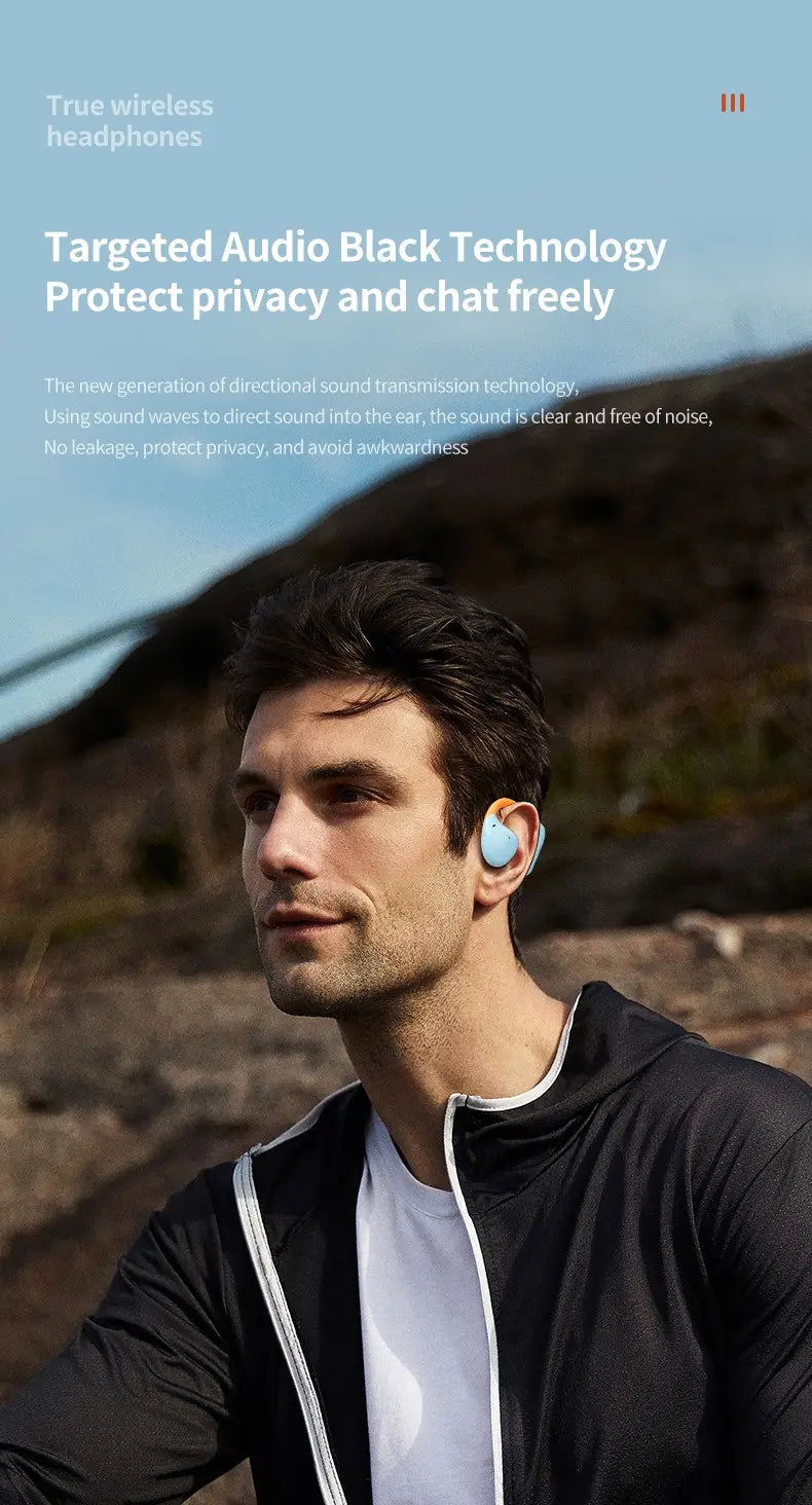 Ows open air conduction bluetooth headset ear mounted non in