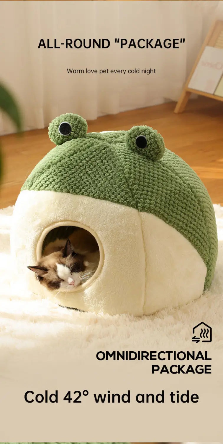 Pet nest small frog series cat nest warm for dog & cat