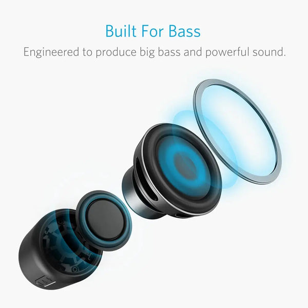 Anker soundcore mini, super-portable bluetooth speaker with 15-hour Nexellus