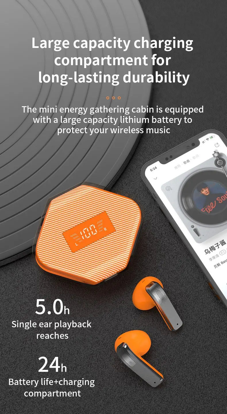 Wireless sports high end enc noise reduction ultra long