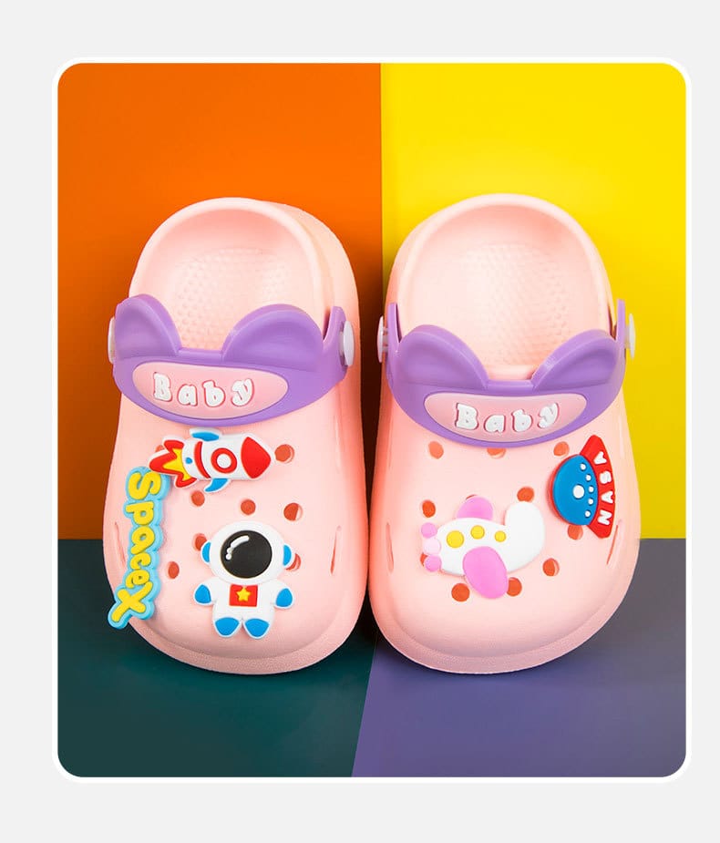 Children slippers summer baby non slip soft soled sandals