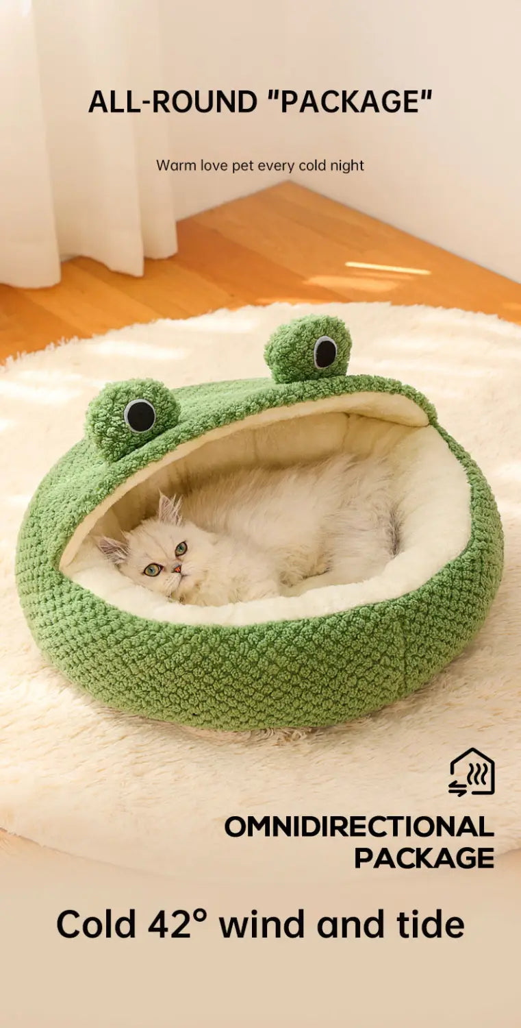 Pet nest small frog series cat nest warm for dog & cat