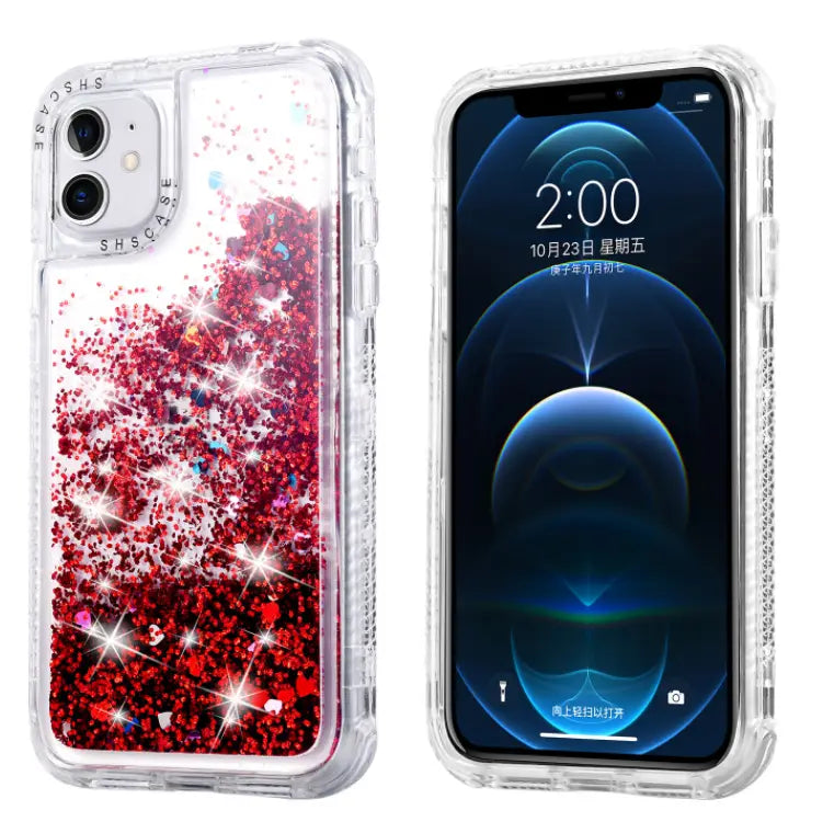 Telefoon case voor iphone 13 12 mooie kleurrijke luxe art