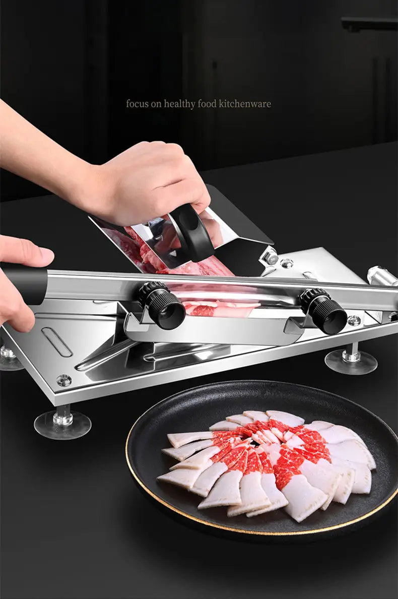 Lamb roll slicer frozen meat cutter slicer