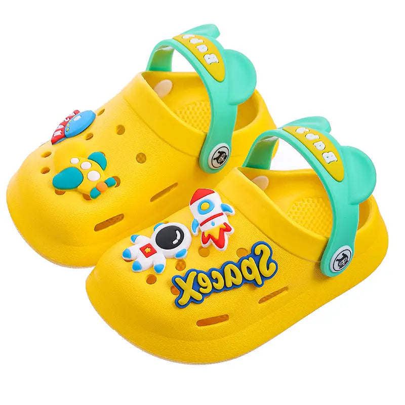 Children slippers summer baby non slip soft soled sandals