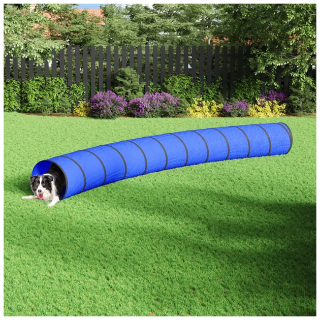 Dog tunnel blue 55x500 cm polyester Nexellus