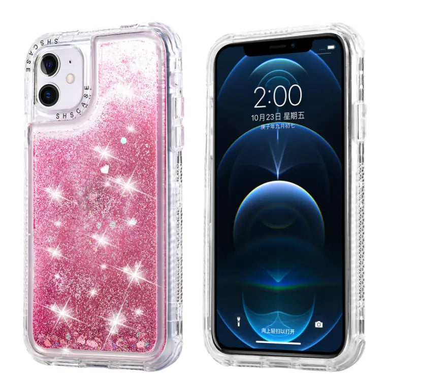 Telefoon case voor iphone 13 12 mooie kleurrijke luxe art