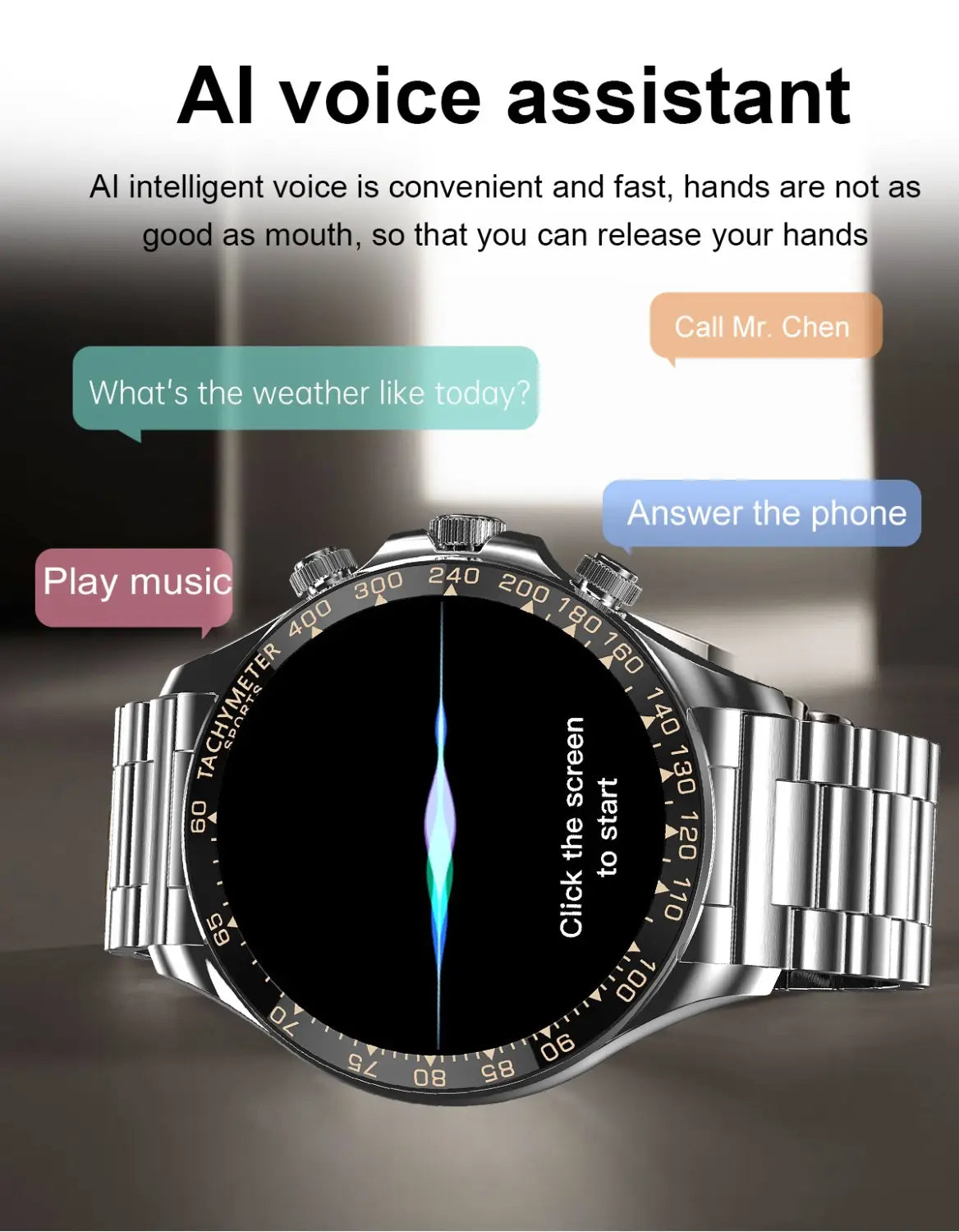 Ex108 smart watch dual button 1.55 hd multi-sport wireless