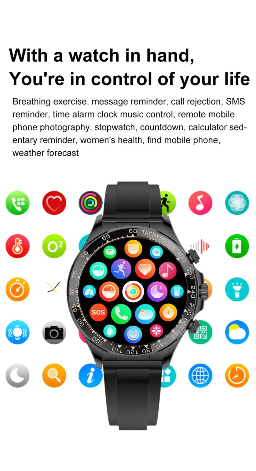 Ex108 smart watch dual button 1.55 hd multi-sport wireless