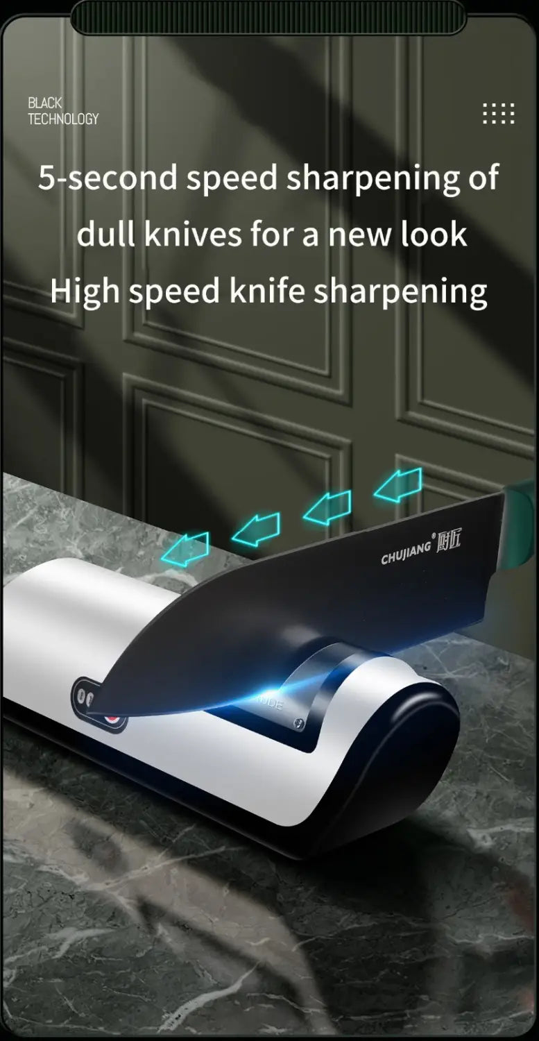 Electric knife sharpener kitchen gadget multi-function