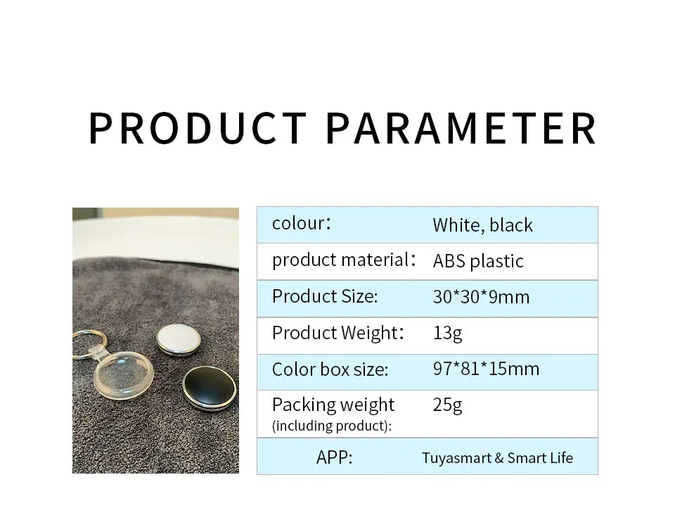 Tuya bluetooth 5.0 low-power intelligent two-way anti loss