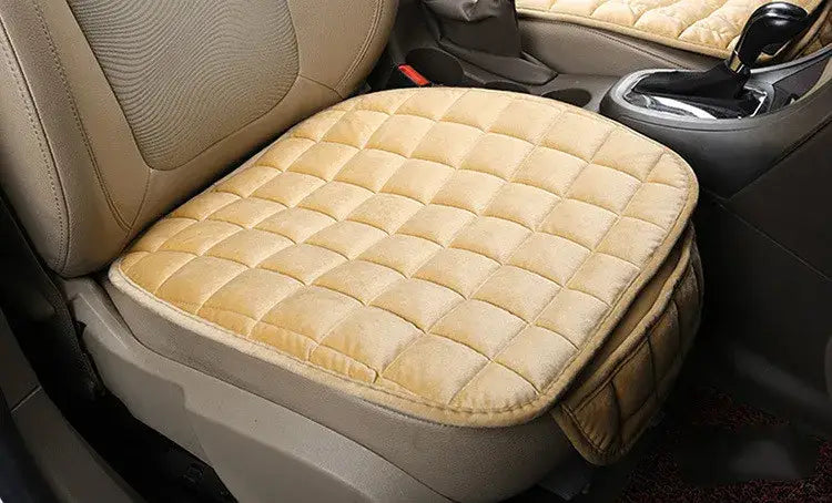 Universal winter warm car seat cover cushion anti-slip front