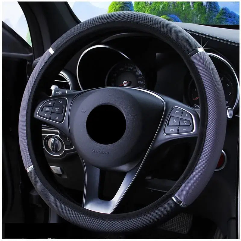 38cm car steering wheel cover auto steering wheel braid