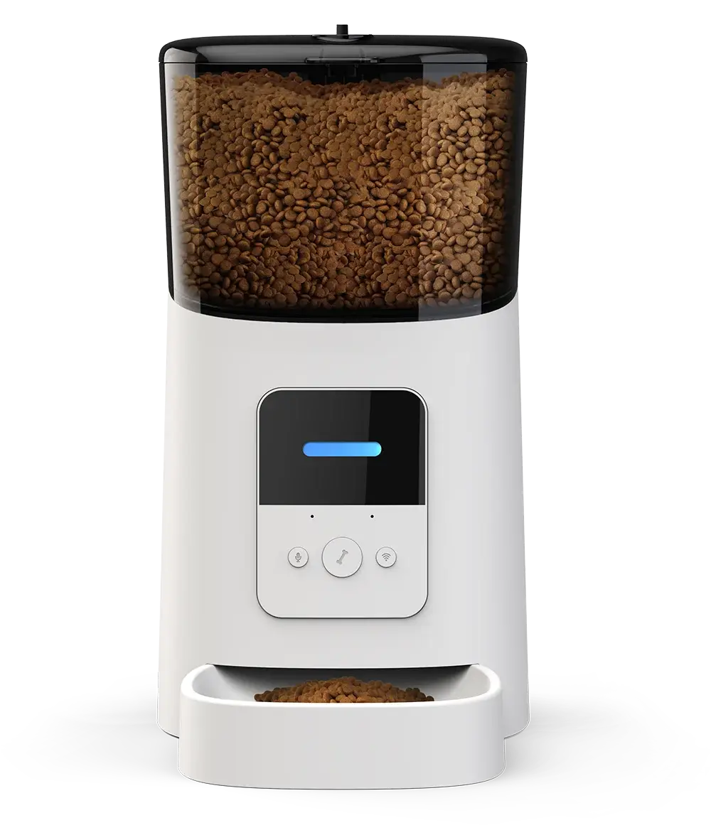 Smart feed automatic dog and cat feeder wi-fi enabled pet