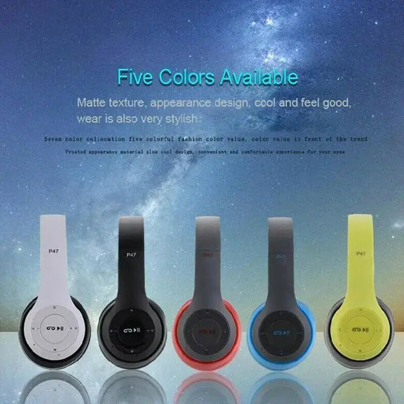 Multifunctional wireless stereo bluetooth headphone mp3