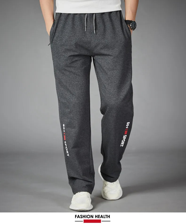 Pantalon de survêtement ample pour hommes, jogging de course, vêtements de maison