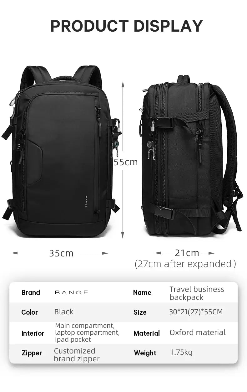 Large capacity backpack, business computer waterproof men’s