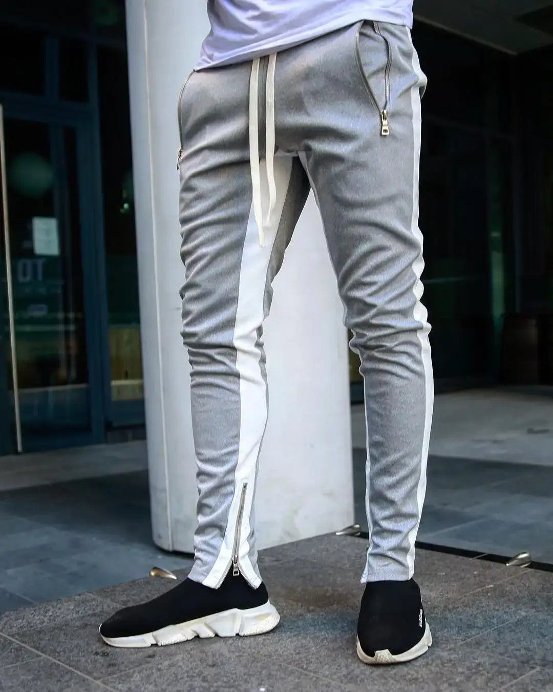 Joggers para hombre pantalones casuales fitness hombres ropa deportiva chándal