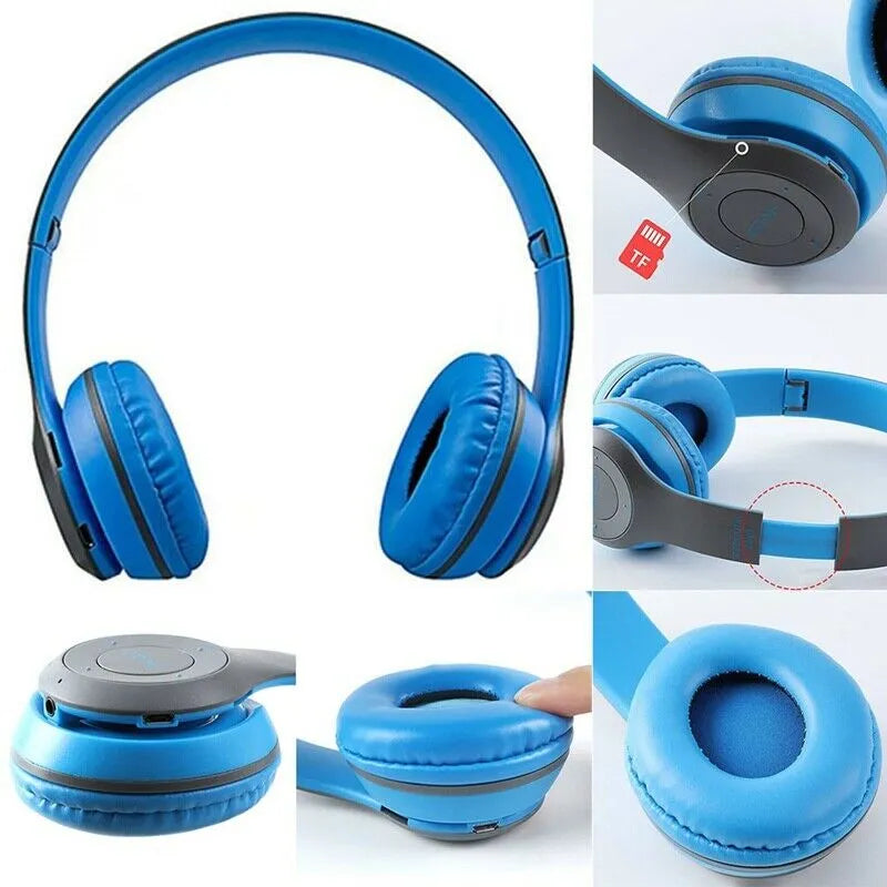 Multifunctional wireless stereo bluetooth headphone mp3