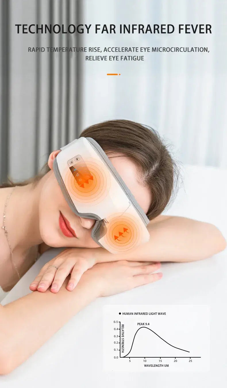 4d smart airbag vibration eye massager eye care instrumen