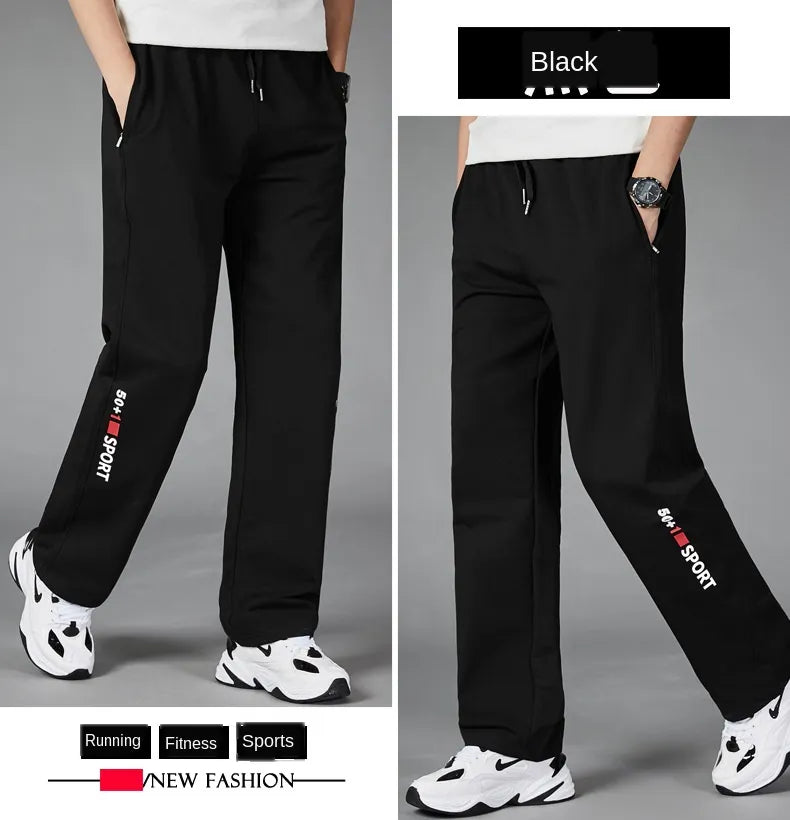 Pantalon de survêtement ample pour hommes, jogging de course, vêtements de maison