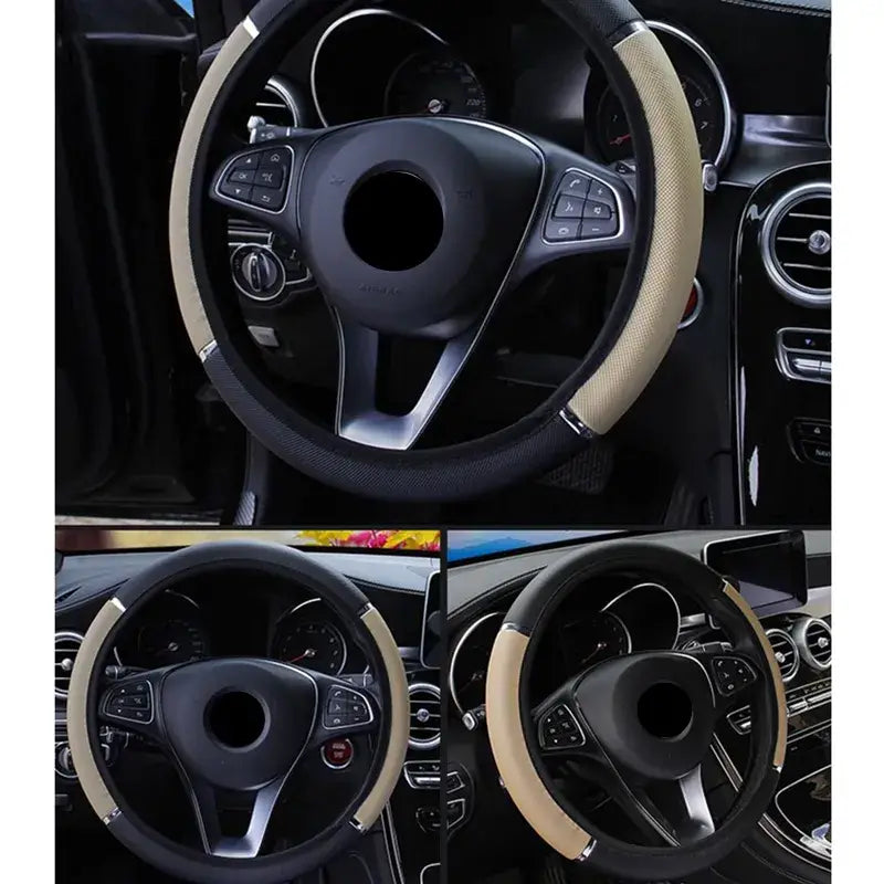 38cm car steering wheel cover auto steering wheel braid