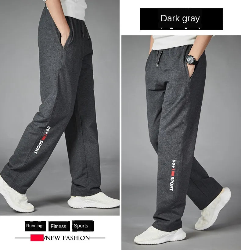 Pantalon de survêtement ample pour hommes, jogging de course, vêtements de maison