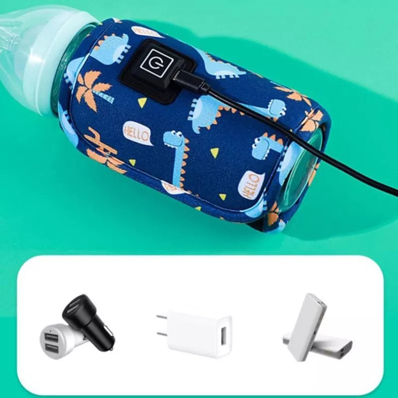 Portable usb baby bottle warmer - travel milk warmer &