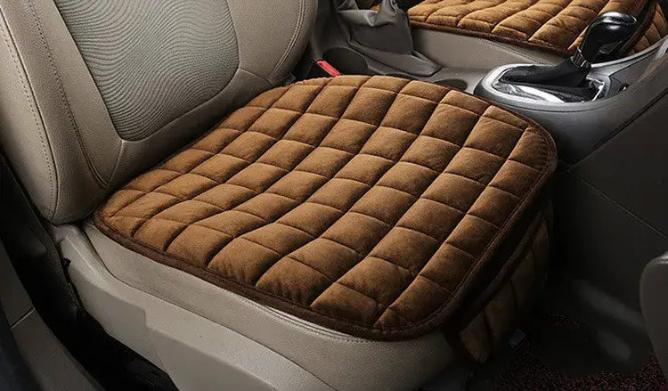 Universal winter warm car seat cover cushion anti-slip front