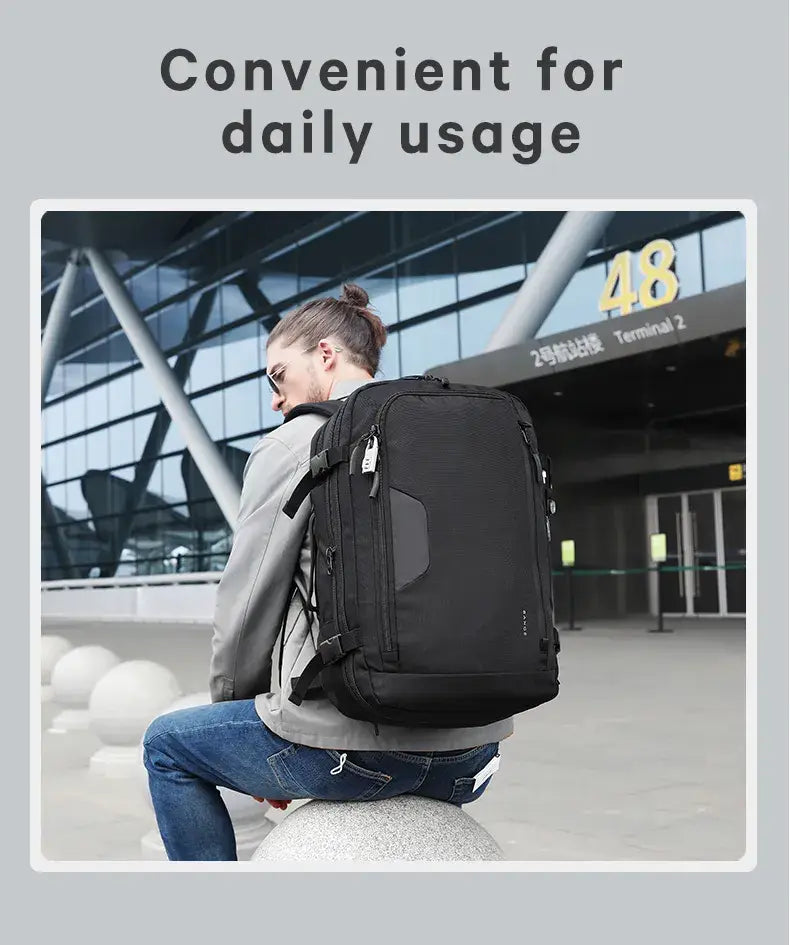 Large capacity backpack, business computer waterproof men’s