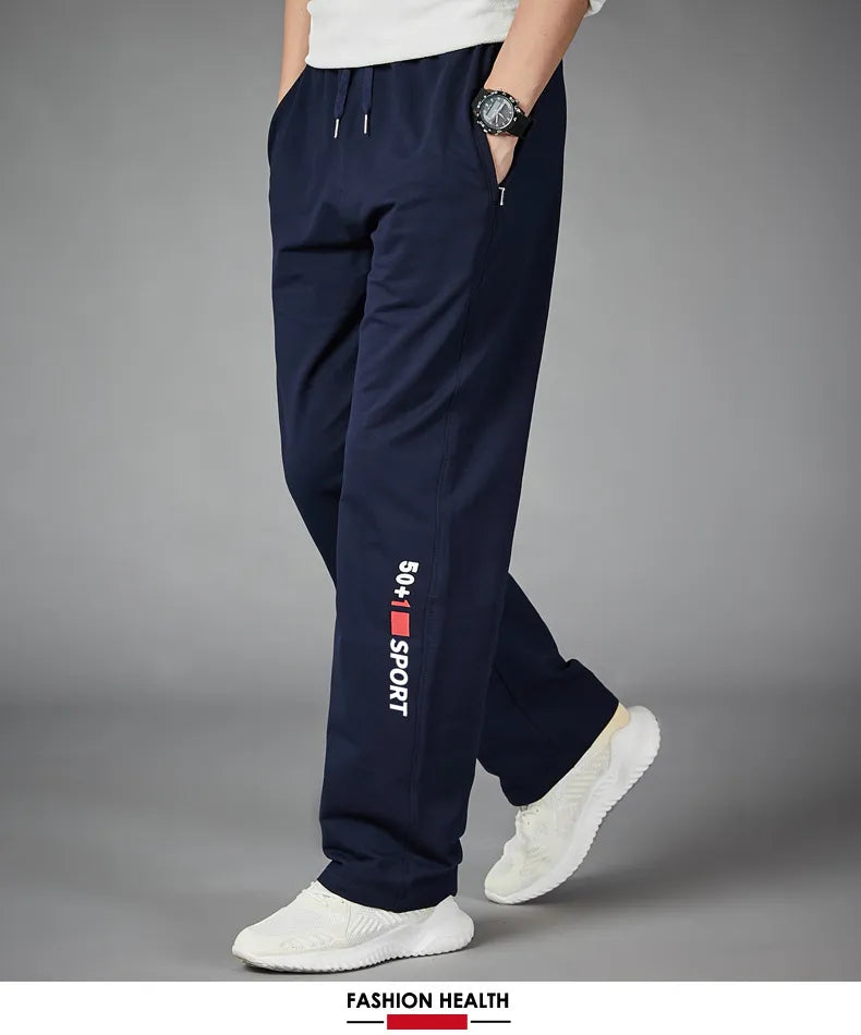 Pantalon de survêtement ample pour hommes, jogging de course, vêtements de maison