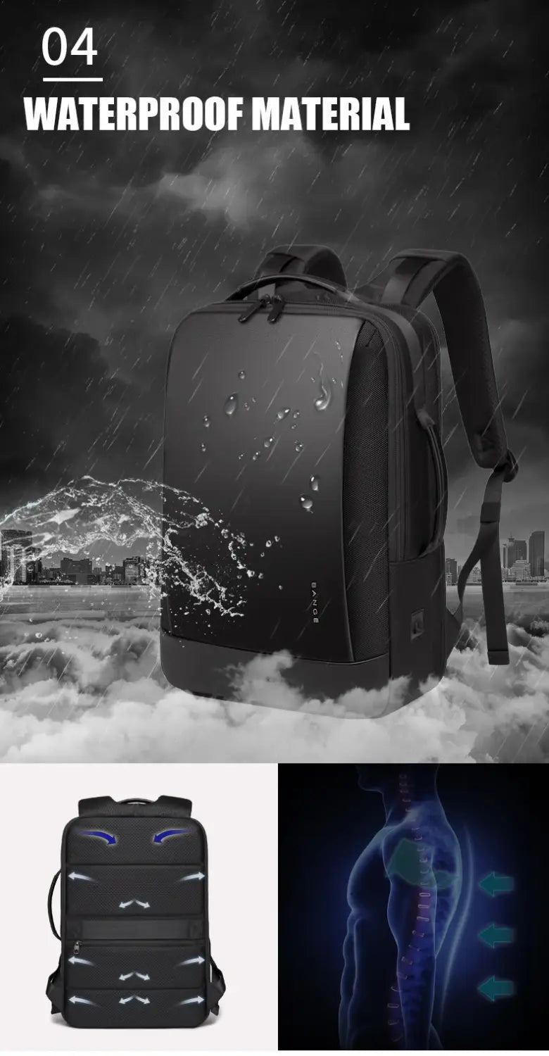 Business computer backpack men’s travel large-capacity