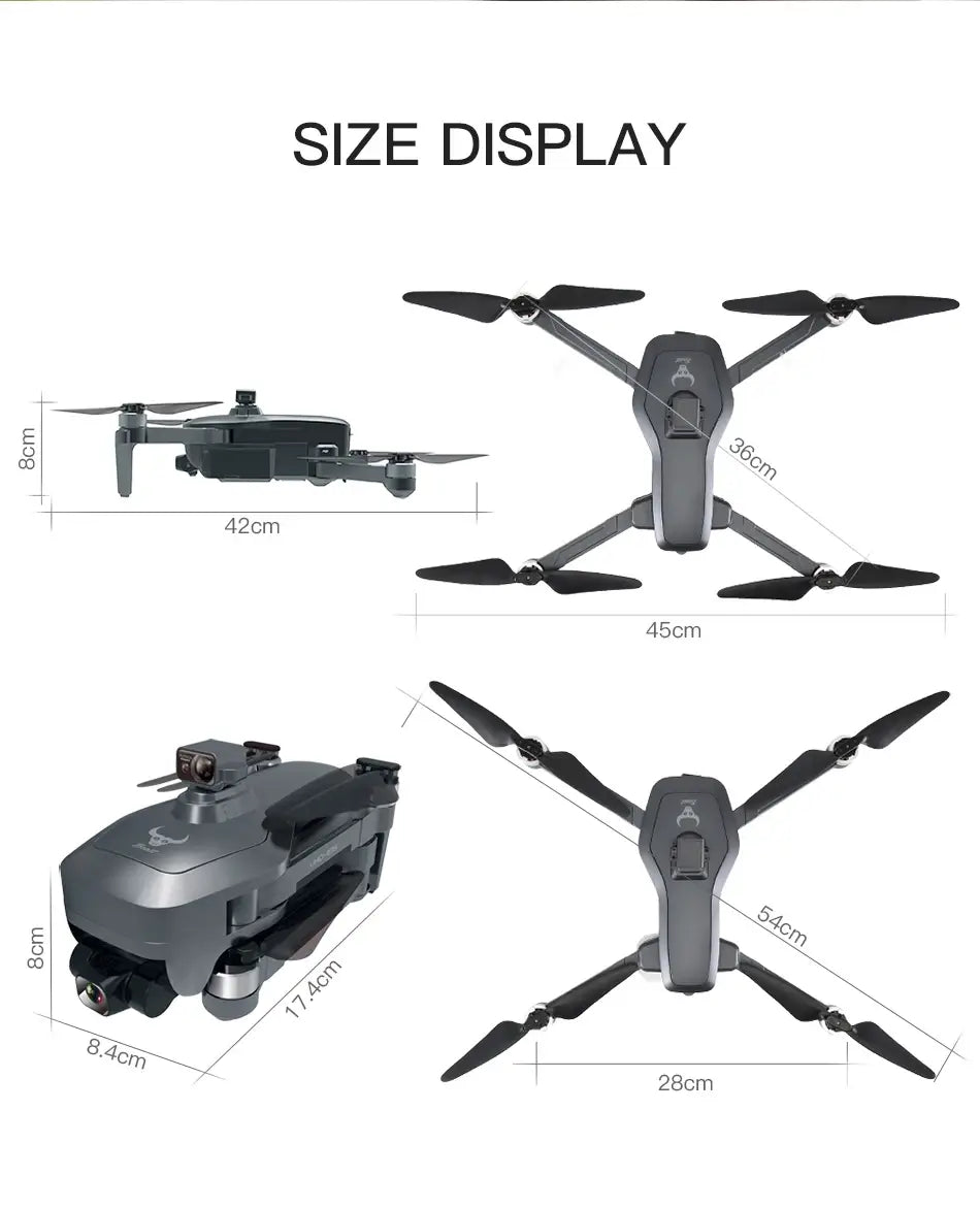 Beast 3 uav sg906max evitación de obstáculos cardán de 3 ejes eis