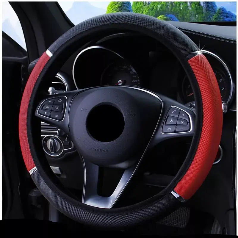 38cm car steering wheel cover auto steering wheel braid