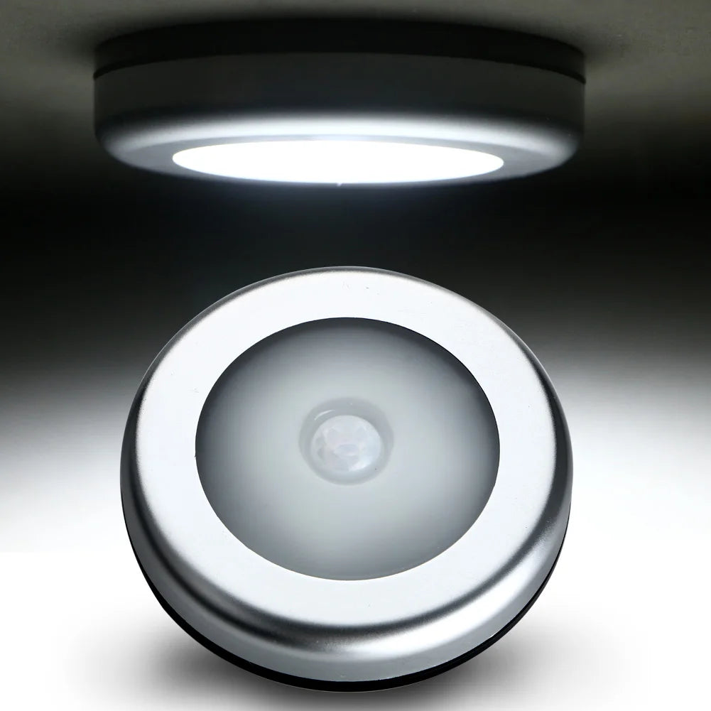 1pcs 6 led pir body motion sensor activated wall light night