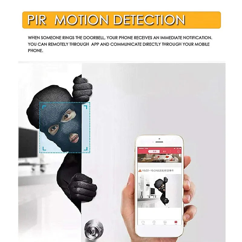 V20 smart wifi video doorbell camera visual intercom