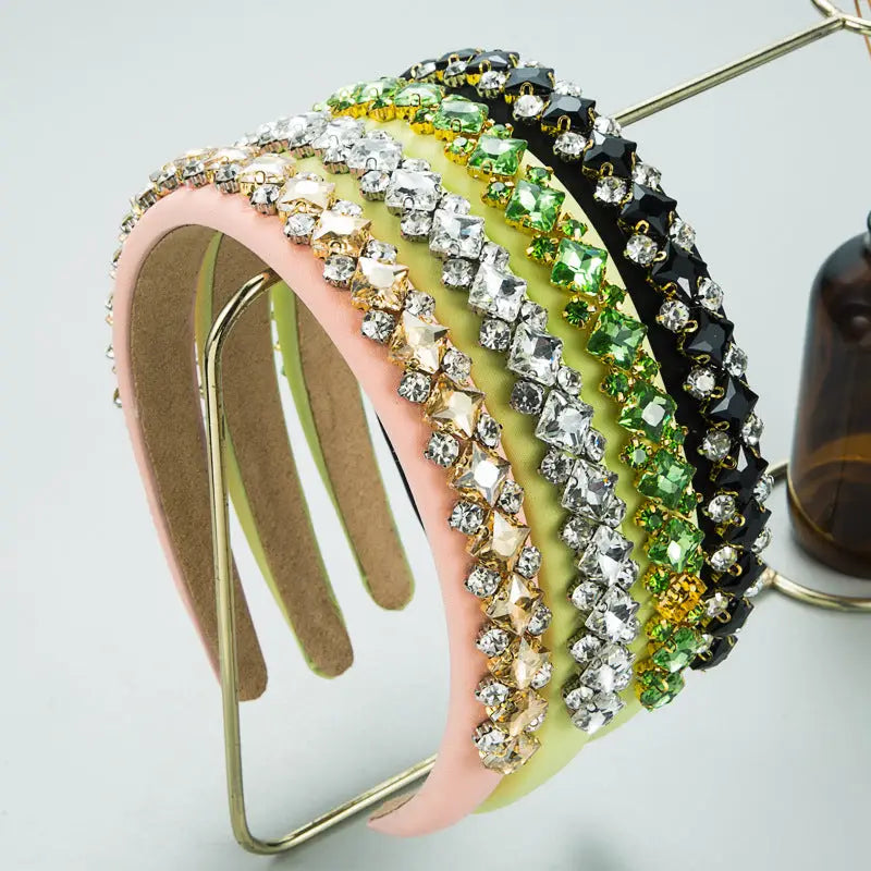 Hair hoop new baroque fashion glass diamond hair accessories seasonal Nexellus