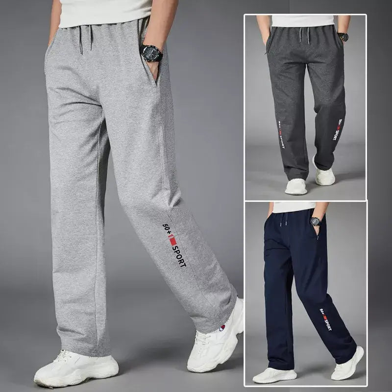 Pantalon de survêtement ample pour hommes, jogging de course, vêtements de maison