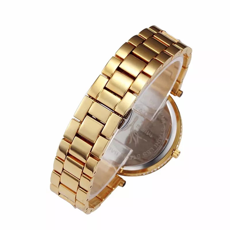 Missfox v227 women quartz watch fashion bling casual ladies