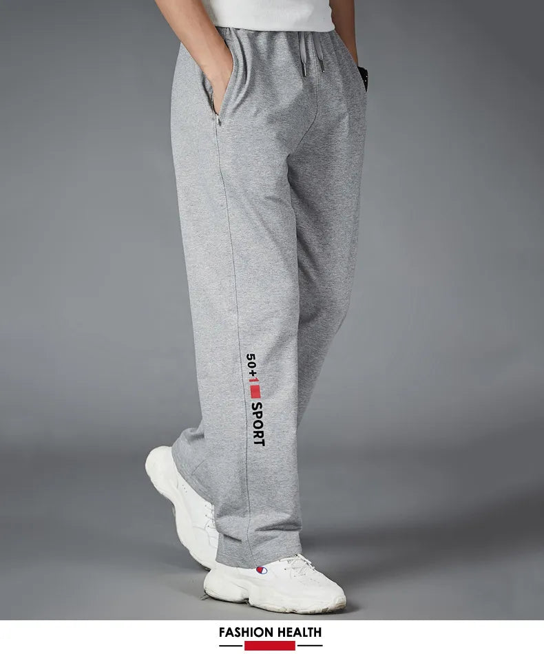 Pantalon de survêtement ample pour hommes, jogging de course, vêtements de maison