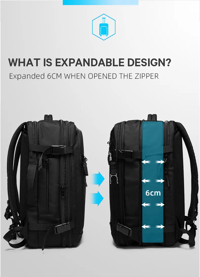 Large capacity backpack, business computer waterproof men’s