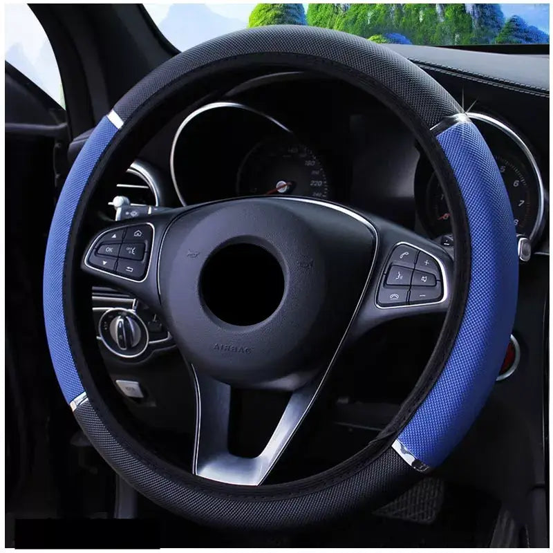 38cm car steering wheel cover auto steering wheel braid