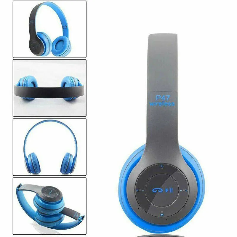 Multifunctional wireless stereo bluetooth headphone mp3