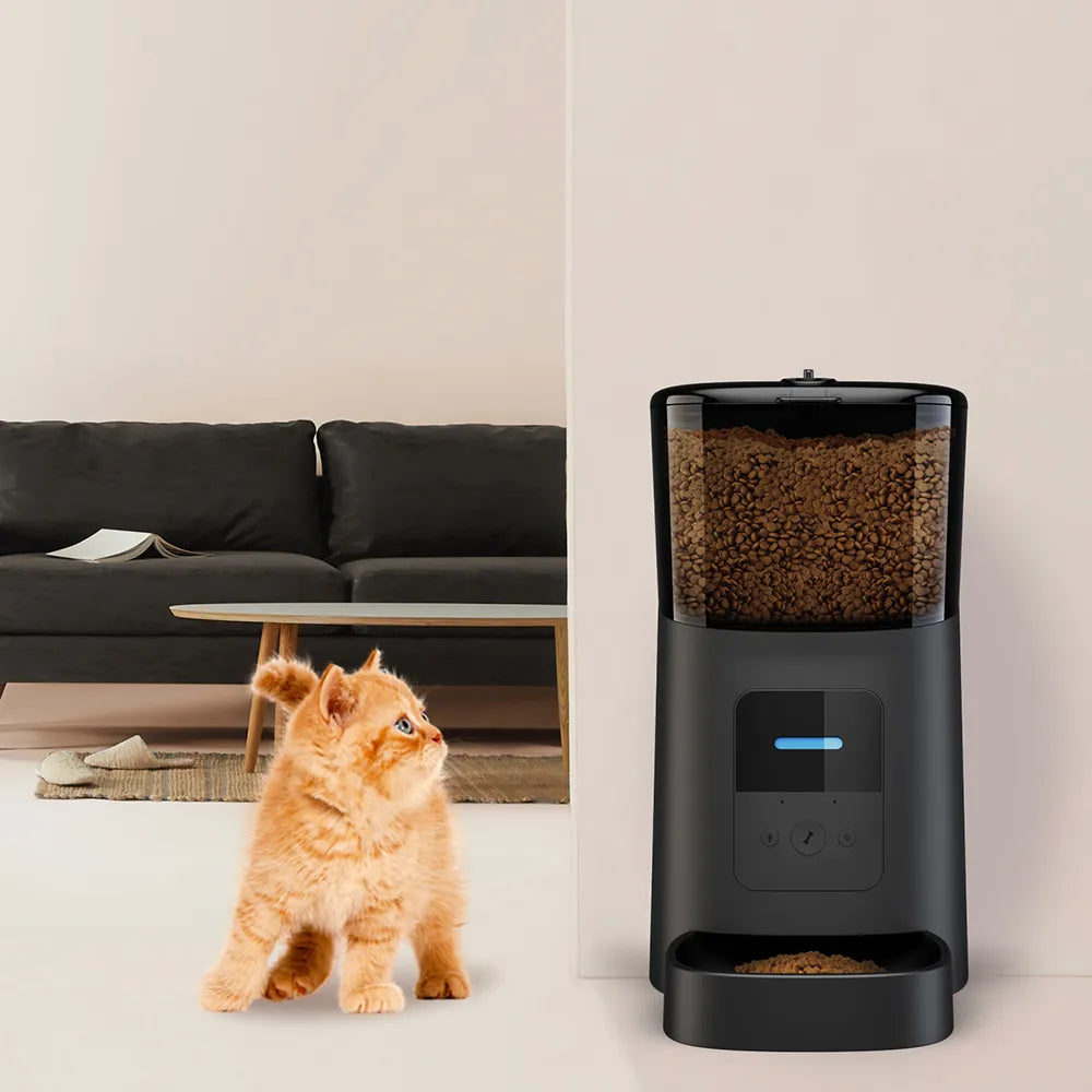 Smart feed automatic dog and cat feeder wi-fi enabled pet